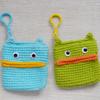 Creative Handmade DIY Crochet Yarn Materials Bag Sausage Mouth Earphone Storage Bag Video Guide Home Fabric Sewing Kit