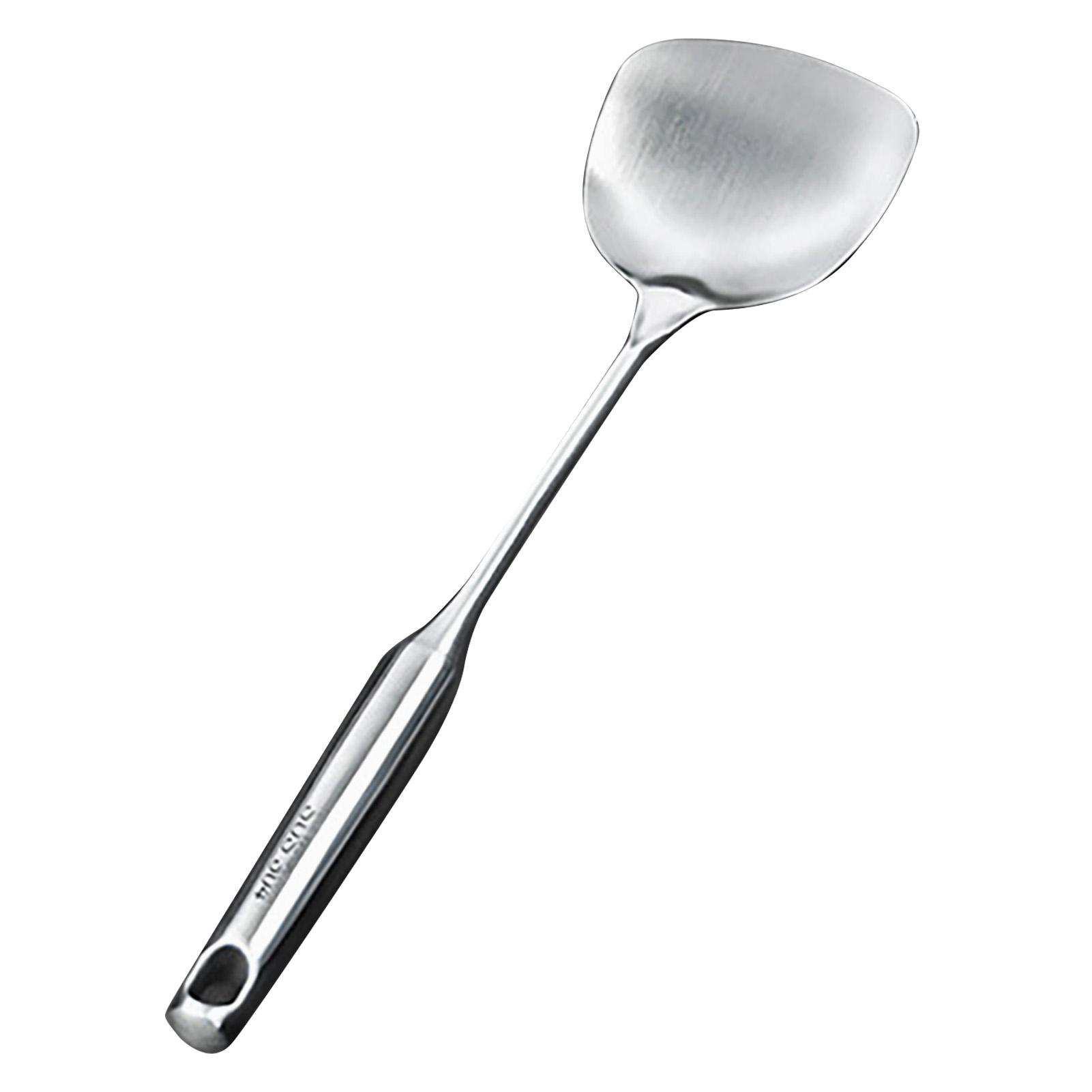 

Stainless Steel Spatula Thicken with Long Handle Frying Cooking Shovel Kitchen Utensil
