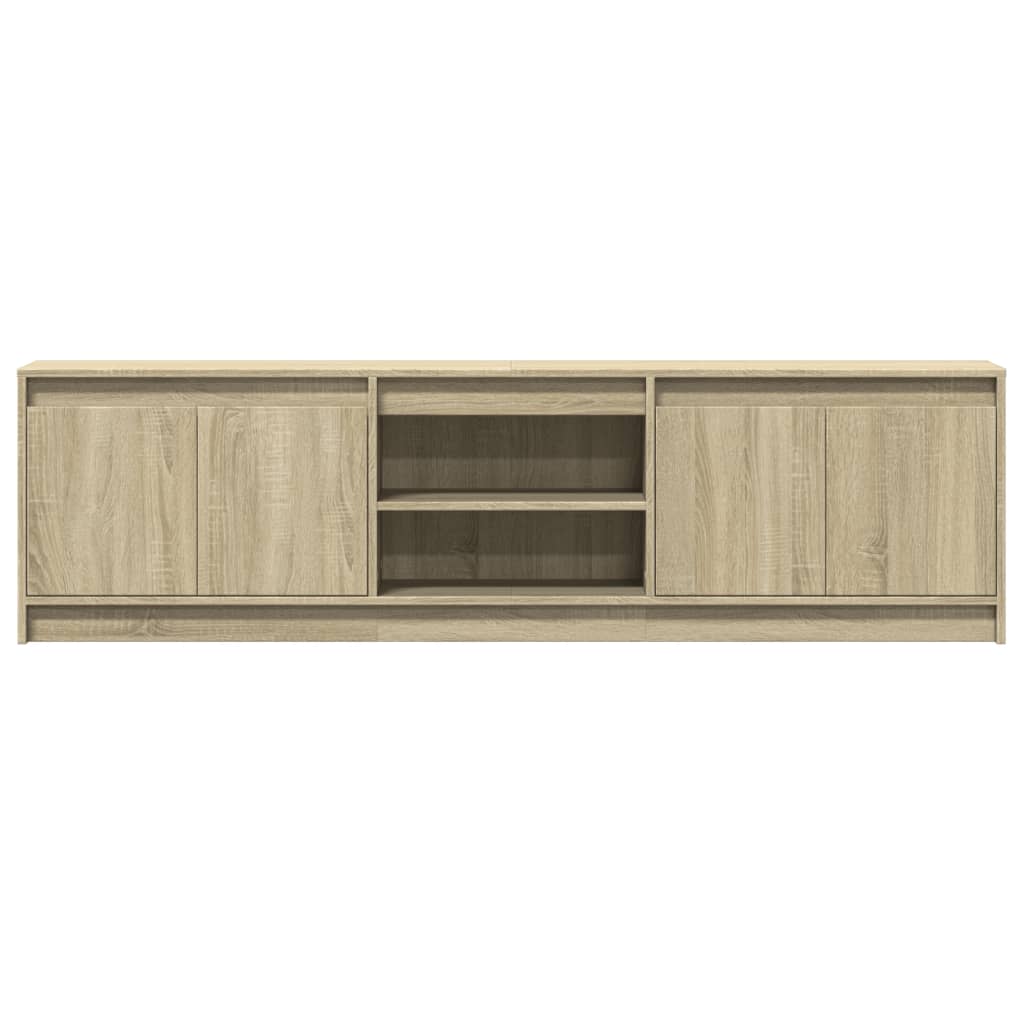 Vidaxl Szafka Pod Tv Z Led, Dąb Sonoma, 180X34X50 Cm
