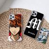 DT40 Anime Death Note Case for Samsung A04 A14 A23 A34 A54 M23 M33 M52 M53 Realme 10 9 C30S C35 C55 VIVO Y02S Y21 Y33S Y51 X80 Pro Clear Cover