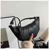 Autumn New Niche Croissant Bag Women's Bag Shoulder Bag Trendy Fashion Simple Dumpling Bag Messenger Bag