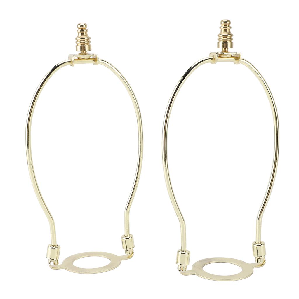 2Pcs   Lamp Shade Harps Holder Kit with E26 Light Base Metal Lampshades Holder for Table and Floor Lamps
