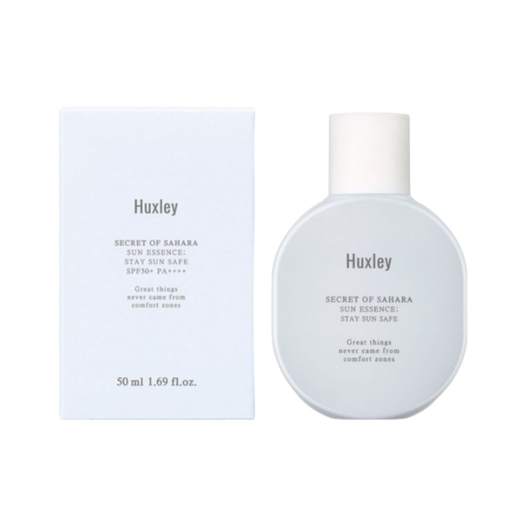 Huxley Stay Sun Safe Sun Essence SPF50+ PA++++ Lightweight Hydrating Sunscreen 50ml
