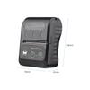 Bisofice Portable 58mm Receipt Thermal Printer 2 Inches Mini Mobile Pocket Printers with 6 Thermal Paper Roll