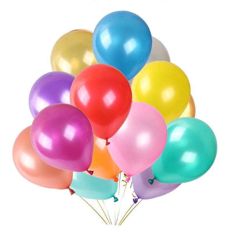 Gold Pink Blue Black Latex Balloons Baby Shower Birthday Wedding Party Anniversary Balloon Decor Kids Adult Clear Air Balloons