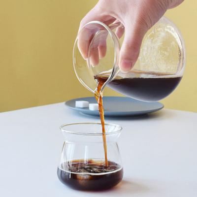 New 520ml 200ml 275ml Heat-resistant Glass Coffee Sharing Pot Coffee Server Hand Made Coffee Maker Teapot Coffee Utensils
