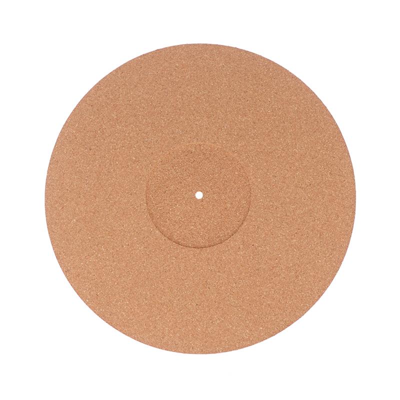 12In Record Pad Soft Cork Vibration Reduction Anti-Static Vinyl Mat Turntable Slipmat Pad Dia 297Mm For Phonograph