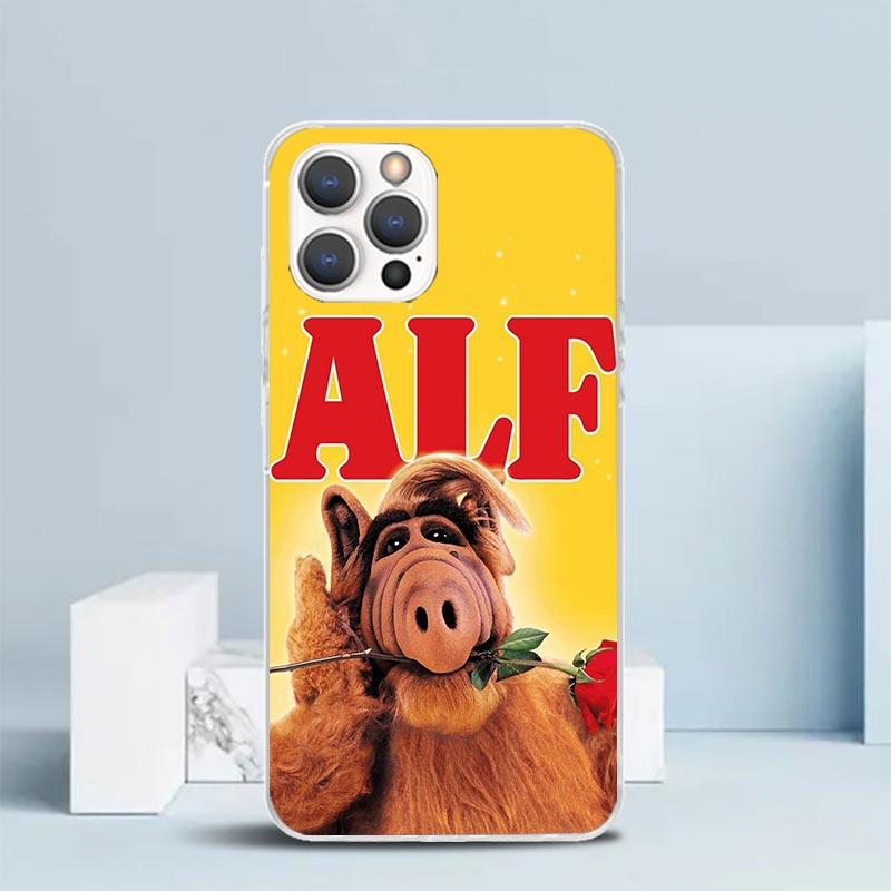 A-Alf TV Series Soft Cover for iPhone 16 17 Air 15 14 Pro Max 16E Phone Case 13 Mini 12 11 7 SE 8 Print Pattern Fit Cases 16 17