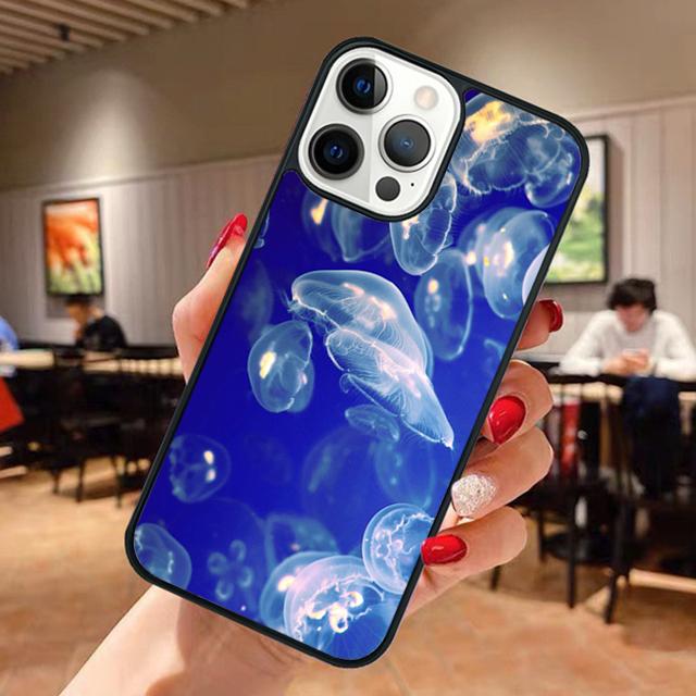 jellyfish Phone Case For Apple iPhone 17 Air Pro Max Plus Coque For iPhone 17 Air 14 15 16 13 12 Max Cover