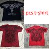 T-shirt Vintage Affliction pour Enfants Y2K Streetwear Gothique Garçon et Fille Rétro Rock T-shirt Enfant Haut