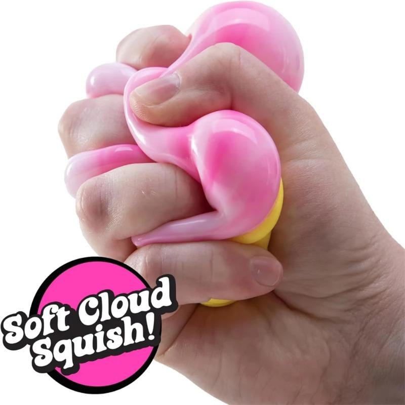 Schylling Nee Doh Ice Cream Sensory Toy Stress Relief Fidget Toy for Anxiety Focus Adults Kids