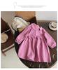 Lace Trim Bow Collar Long Sleeve Princess Dress for Kids - 2026 Autumn Collection