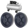 2Pcs NonOil Engineering Plastic Compressor Casters NoiseFree Replacement Part Enhances Portability Design 148/165/190mm