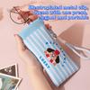 2Pcs Waterproof Self-closing Glasses Storage Bag Cartoon Portable Eyeglass Pouch  Female
