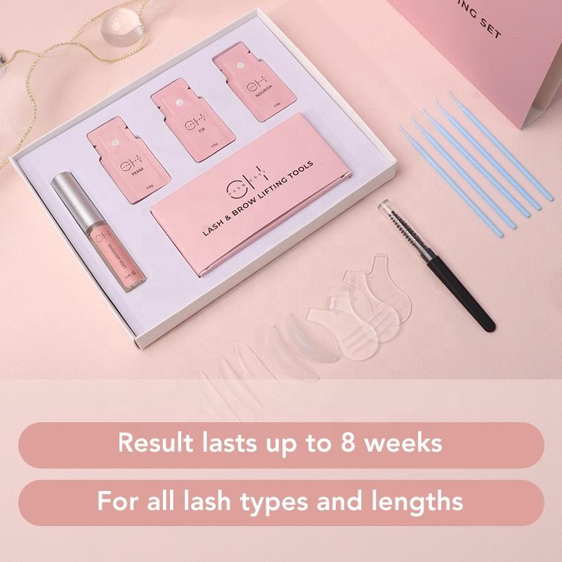 Collagen Lash Lift Kit Eyelash Lifting Perming Lotion Eyelash Glue Lotion Kit for Salon & At Home Eyelashes Lifting