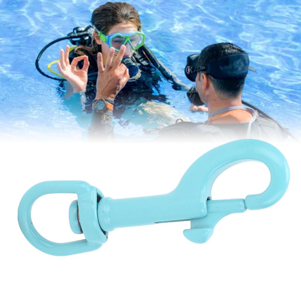 Eye Snap Hooks 316 Stainless Steel Diving Clips Heavy Duty Single Ended Trigger Clasp Pet Buckle 75mm