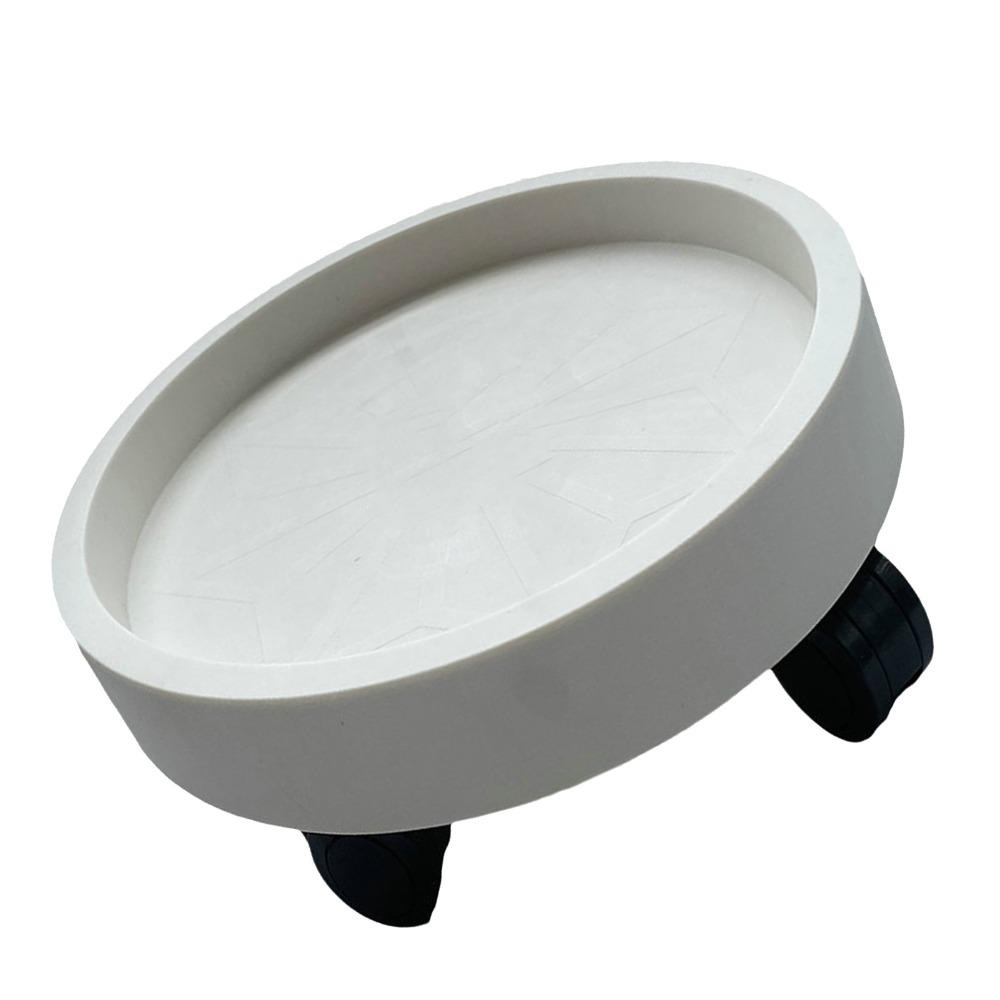Rolling Rolling Plant Saucer Removable Wheels Planter Trolley Durable Pot Wheels Tray