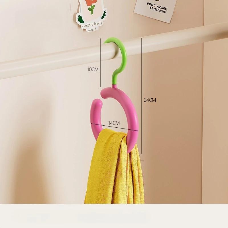 Hat Storage Clothes Hanger Invisible Luxury Multi-Function Hook Home Use New Plastic Coat Hanger Nordic Sle Adult Closet