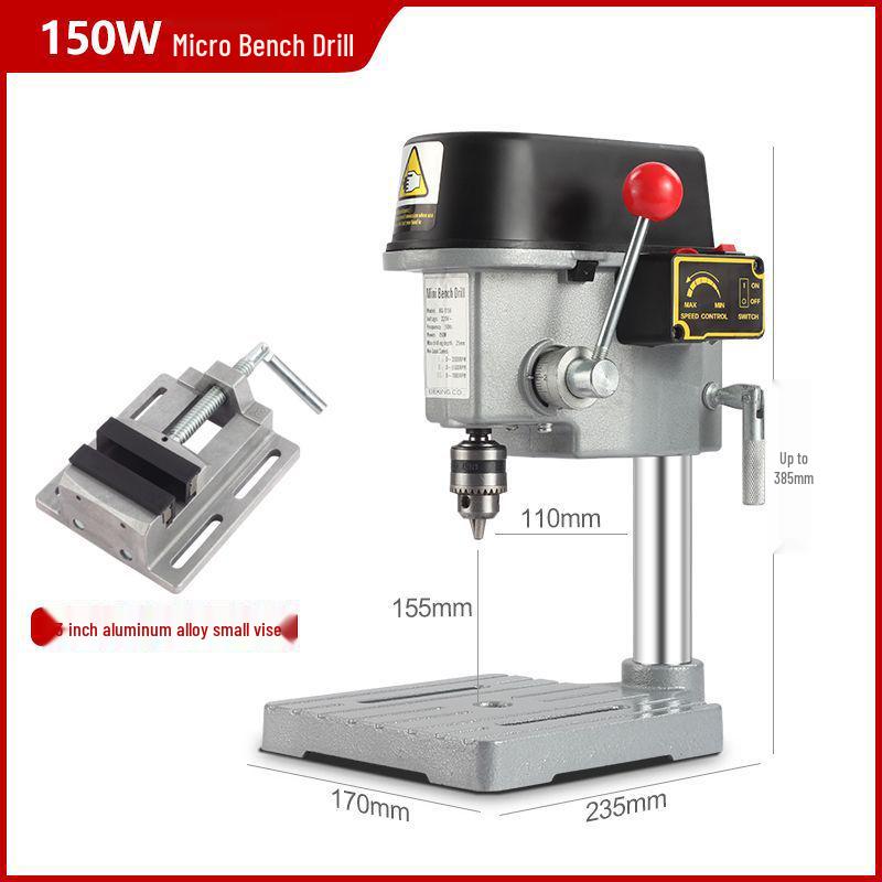 Compact 220V High-Power Bench Drill: Multi-Functional, Industrial-Grade, High-Precision Drilling Machine