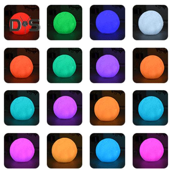 2/4 szt. Pływające światło basenowe z pilotem 16 kolorów RGB Zmieniające IP68 Wodoodporne Zasilane bateryjnie Zewnętrzny basen Wanna z hydromasażem Świecąca kula okrągła