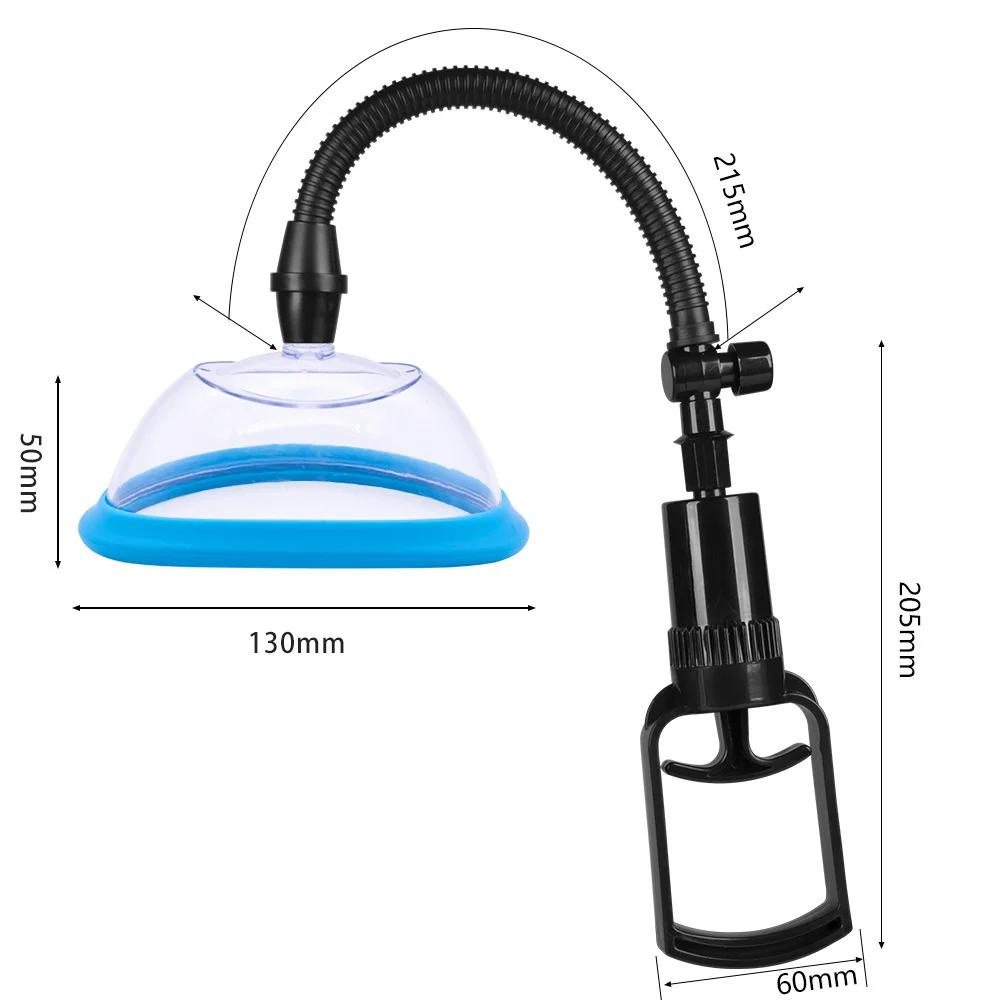 Manual Pussy Pump Vagina Clitoris Sucker Expansion Female G-Spot Enlarge Vacuum Pump Cover Vaginal Dilator Sex Toys for Women 18