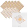 oruTa Gauze Handkerchiefs, 10-Count, Individually Wrapped, Gift, Yori, Women's, Small Gift, Present, Paper Packaging, Reversible, Made In Japan, 100%