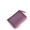 Miling Genuine Leather Zipper Card Wallet