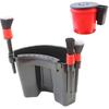 Car Detailing Bucket Organizer - Portable Auto Wash Tool Hanger, Black
