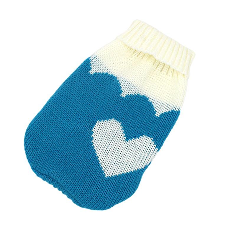 Dog Cat Sweater Winter Warm Knitting Coat Cats Knitted Clothing Dog Clothes For Small Dogs Christmas Season Pets Outfit Chihuahua