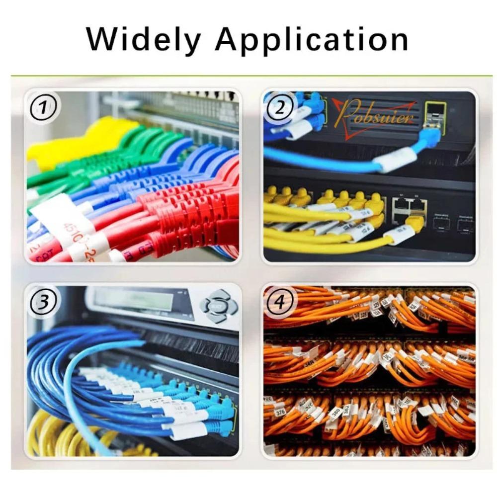 Cord Tags Waterproof Network Wire Sticker Cable Label Cable Label Sticker  Label Sticker