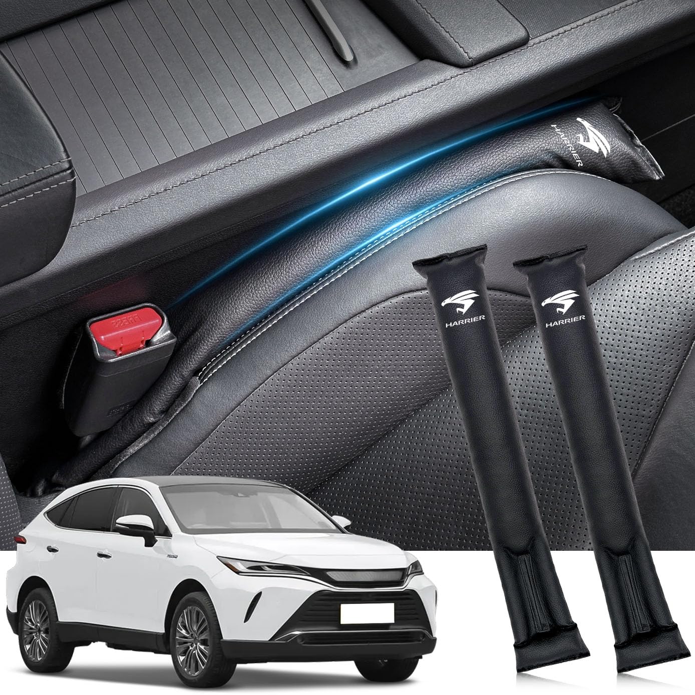 

HUDIY Наполнитель бокового зазора сиденья автомобиля для New Harrier 80 Series 2020 ПУ кожа Подушка для боковой консоли сиденья Центральное сиденье спортивного типа Пассажирское сиденье Мусор Маленький