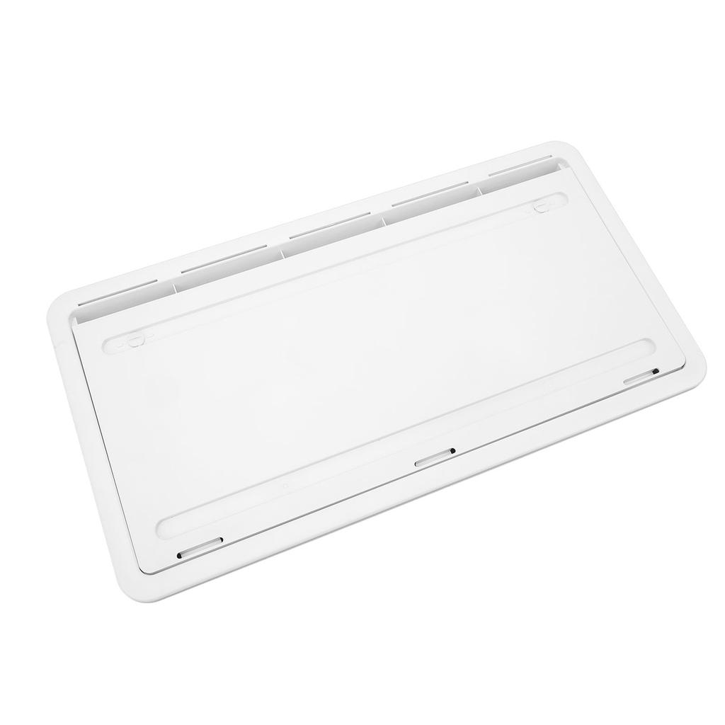 Storage Door Vent with Heat Dissipation Fan 55mm Thickness Storage Compartment Ventilation Grill for RV Camper Yacht Bus