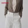 edition RED LABEL 2025 Winter Raw White Denim Trousers