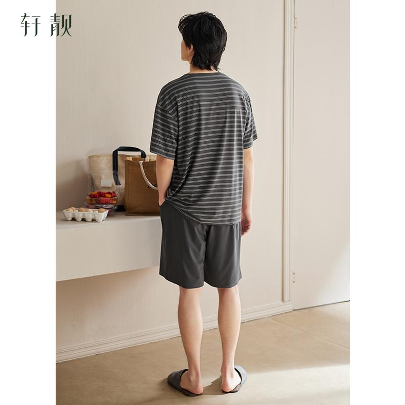Xuanliang 2026 New Men's Sleepwear Summer Modal Cotton Short Sleeved Shorts Casual Outerwear Set