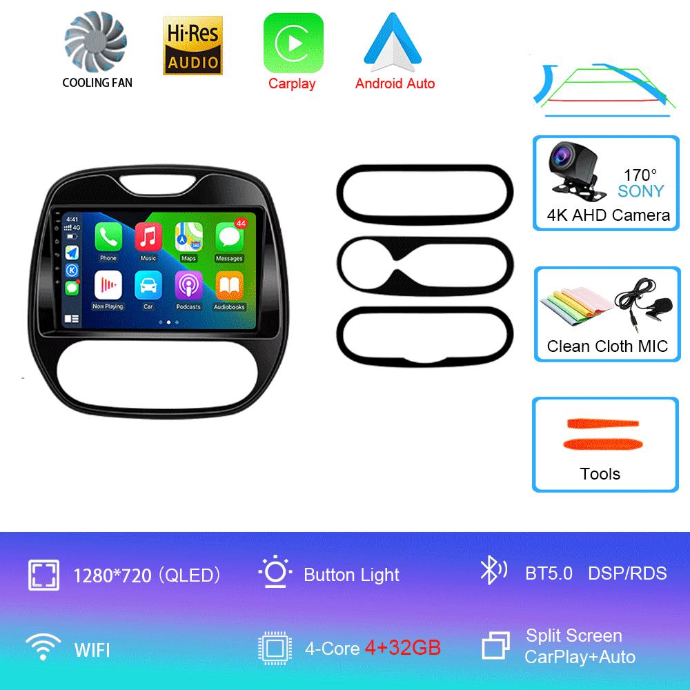 

Автомагнитола Android 14 для Renault Captur CLIO Samsung QM3 2011-2020 Мультимедийный плеер Беспроводной Carplay Без 2DIN DVD Головное устройство
