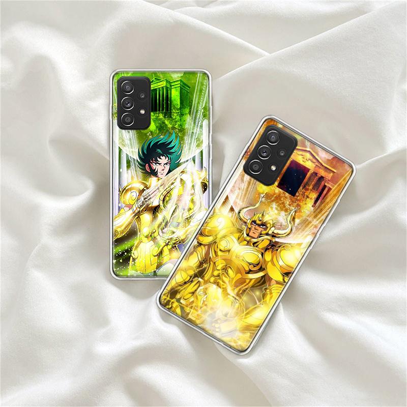 Saint Seiya Knights Of The Zodiac Phone Case for Samsung A54 A57 A37 A17 A14 A15 A12 A24 A34 A55 A35 A25 A52S A07 A05S A04S A22