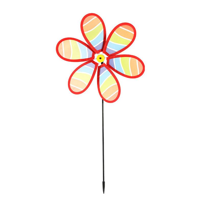 

Manufacturer Direct Sales Fun Children s Windmill Toy Colorful Six Leafs Red