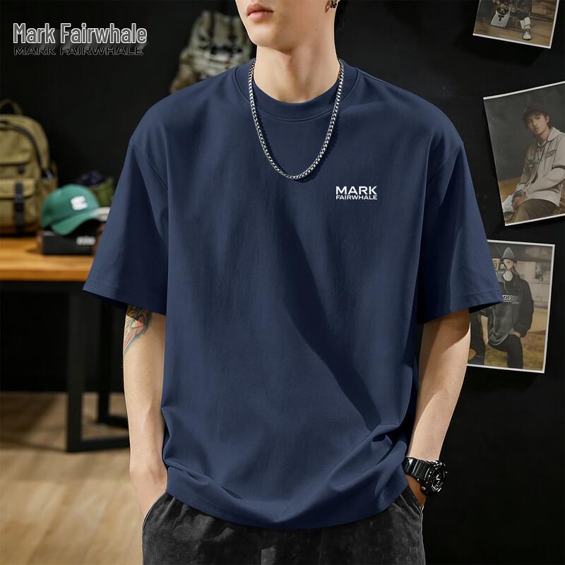 Mark Fairwhale Men s Premium Cotton Round Neck T-Shirt 2XL