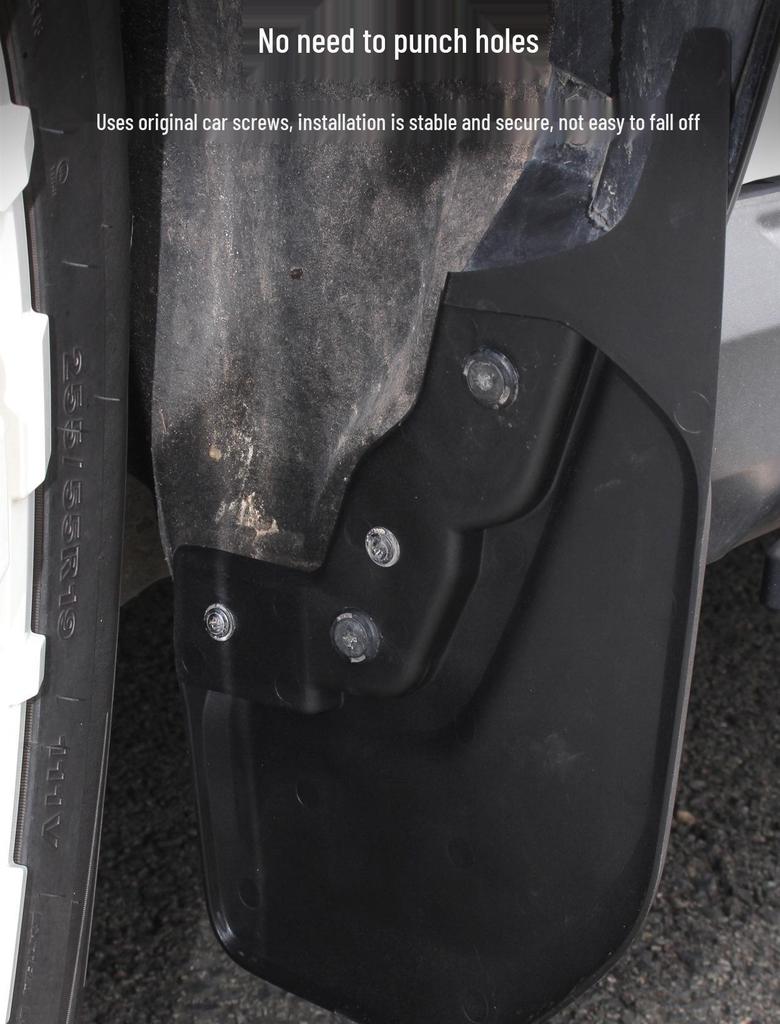 Rear Bumper Fender Flares for Chery ICAR V2 - Rear Wheel Mud Flaps and Splash Guards