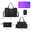 New Women's Bag, Fashionable Alligator Pattern Handbag, Mother and Child Bag, High-end Lock, Shoulder Bag, Messenger Bag.