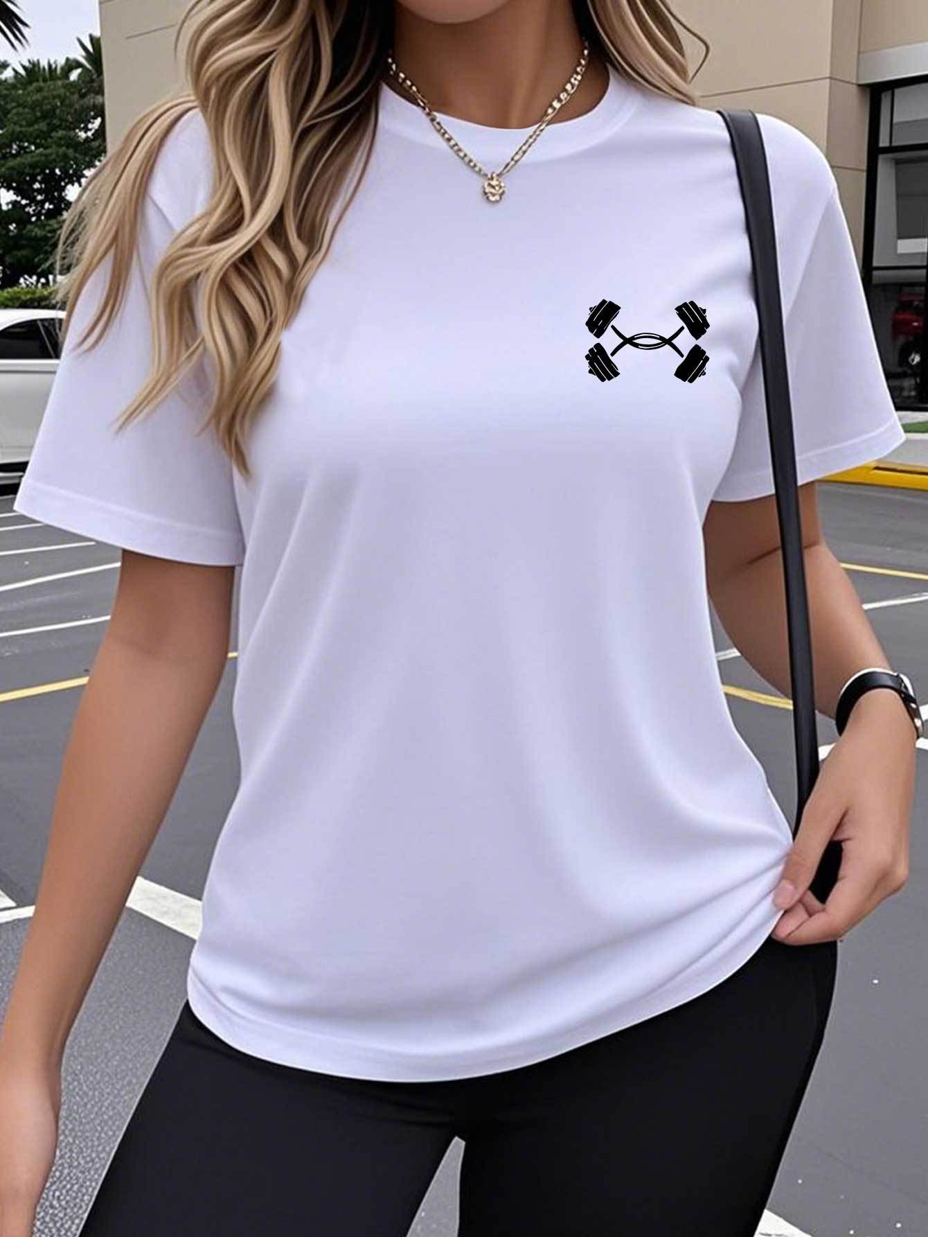 2026 SpringSummer New Womens QuickDrying TShirt SweatAbsorbent Breathable Casual Fitness Versatile ShortSleeve S