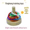 Interactive Bite-Resistant Parrot Ring Toy for Budgies, Cockatiels, and Sun Conures