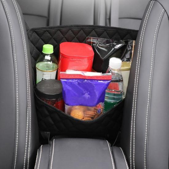 Car Accessories Net Pocket Handbag Holder Between Seat Storage Car Organizer Bag