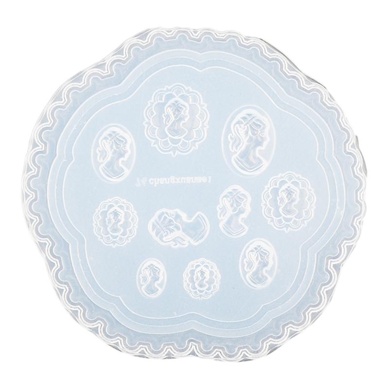 Forma do zdobienia paznokci 3D Silikonowa Kombinacja Forma Dekoracyjna Łuk do Zdobienia Paznokci Narzędzie do Tworzenia Zdobień Paznokci Silikonowy Szablon do Rzeźbienia Forma