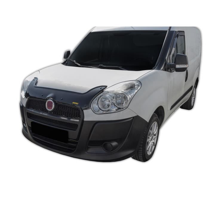 Bonnet Deflector - SCOUTT - Fiat Doblo 2011-2015 - ABS - Easy Installation - Black