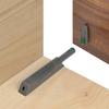 Plastic Cabinet Door Rebound Device Soft Quiet Close Touch Damper Door Closers Push To Open Invisible Handle Cabinet Catches