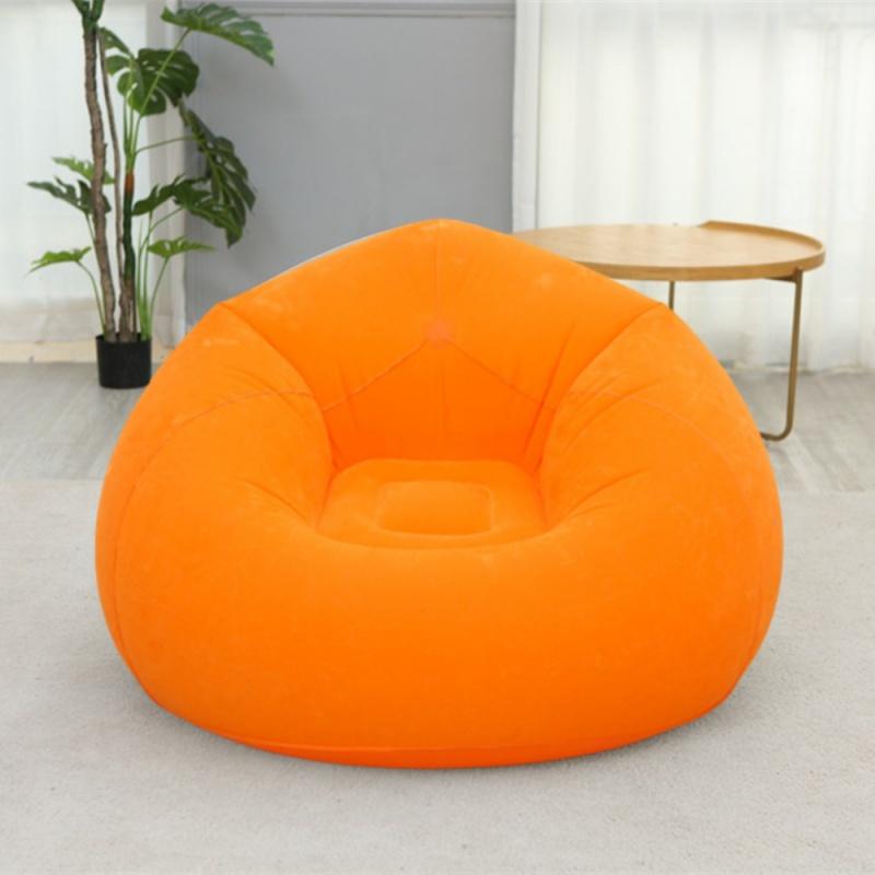 Lazy Inflatable Sofa Chair Living Room Folding Tatami Single Lounger Sofa Home Decoration Bean Bag Chair Outdoor Casual Sofa Bed