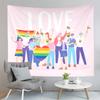 World Pride Day Tapestry Rainbow Flag Tapestry Artistic Tapestry Home Living Room Dorm Bedroom Aesthetics Decoration Tapestries