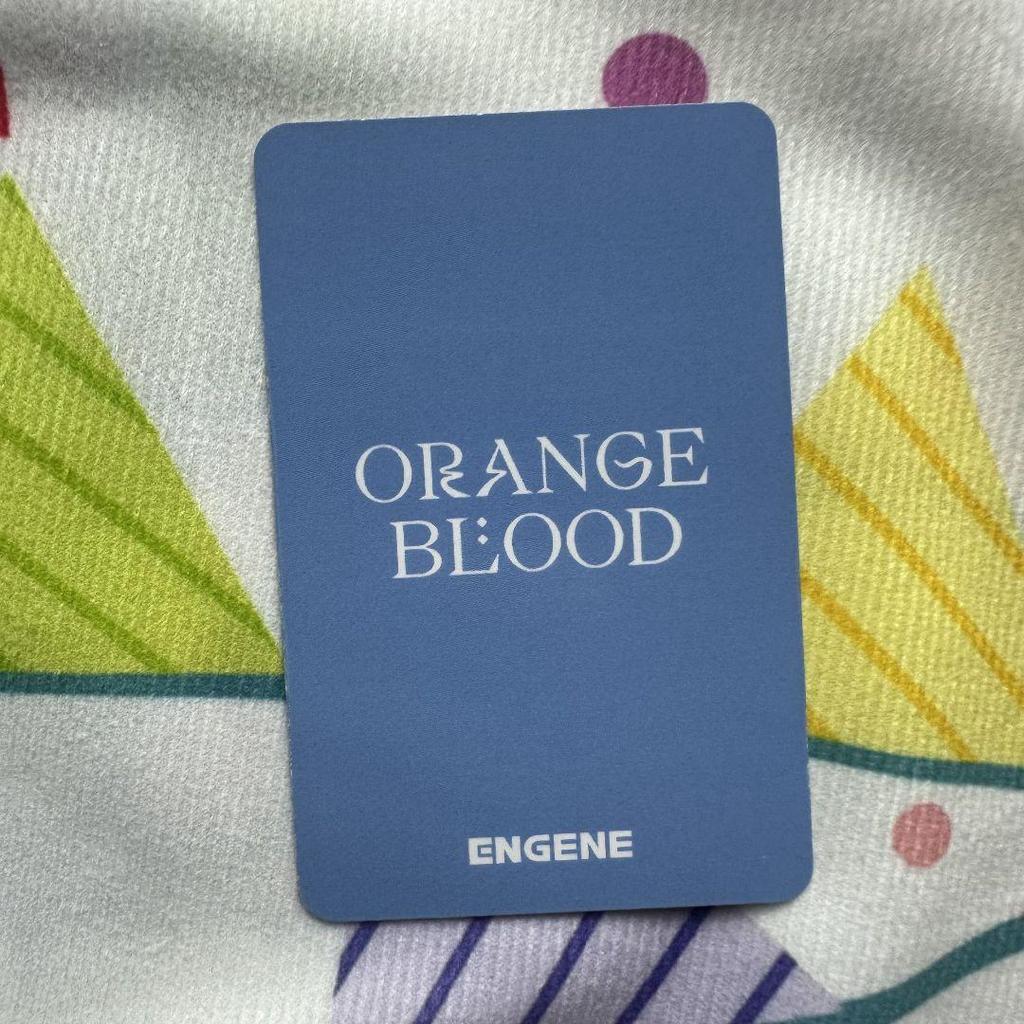 [USED] ENHYPEN Sanok Sunghoon Pre-recorded ORANGE BLOOD Trading Card