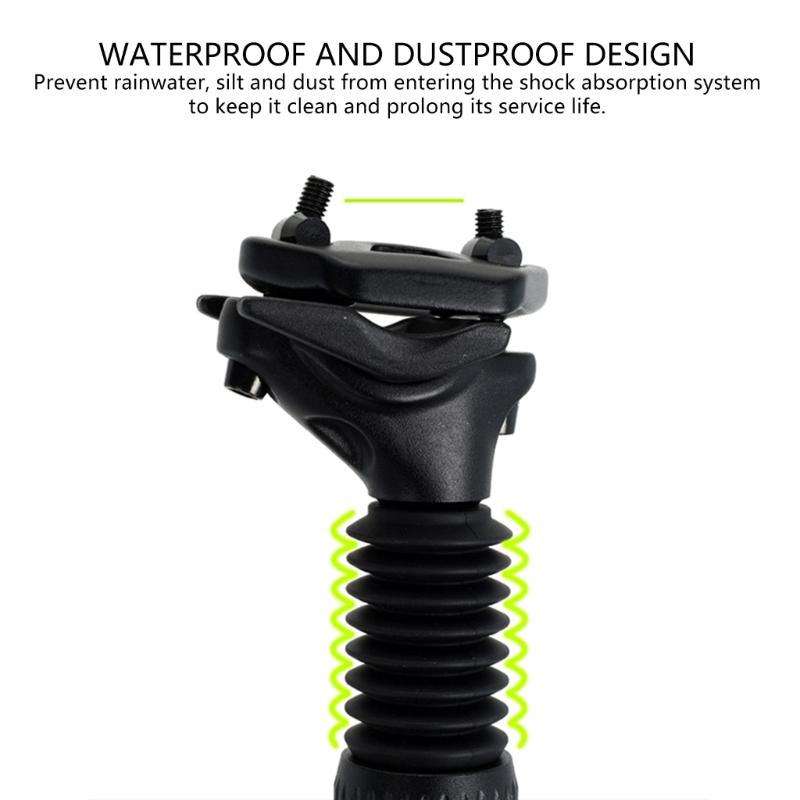 Mountain Bike Suspension Seat Post Shock Absorption Aluminum Alloy Seatpost Damping Seat Tube Cycling Accessories